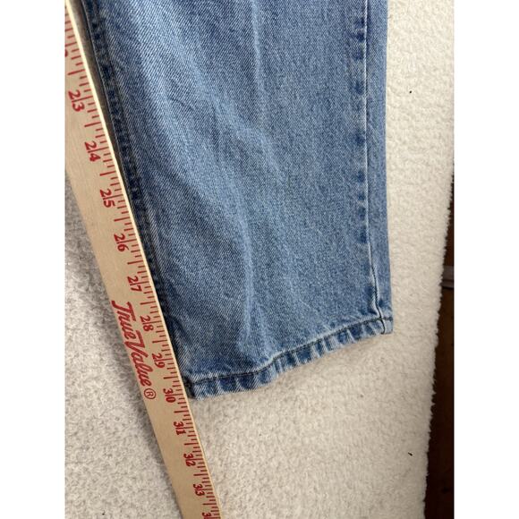 Vintage Carhartt Jeans Mens 36x30 Blue 5 Pocket Logo Patch READ/WORN - Picture 12 of 16